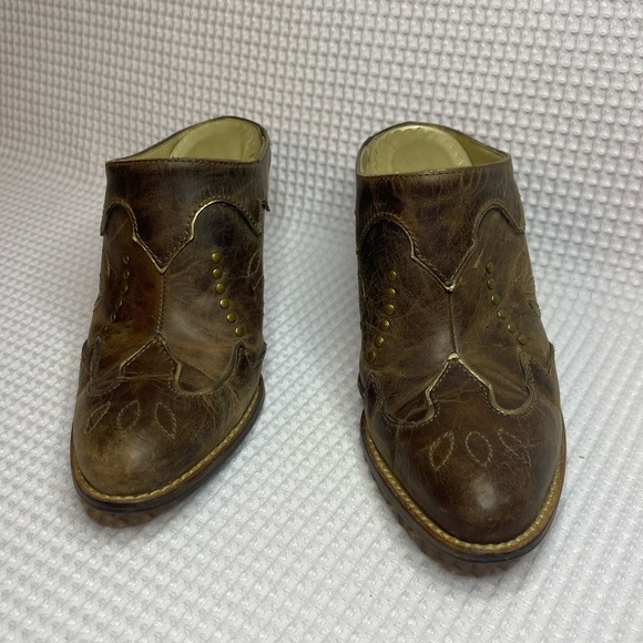 Jessica Simpson Western Cowboy Slip on Mule Clogs NWT in box - Picture 6 of 8